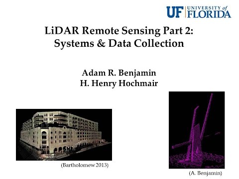 LiDAR Remote Sensing Part 2: Systems &amp; Data Collection