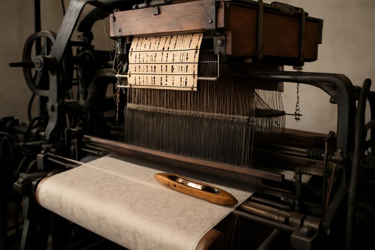 Jacquard Szövőgép Technológia: A Forradalmi Motor a Modern Szövés Mögött